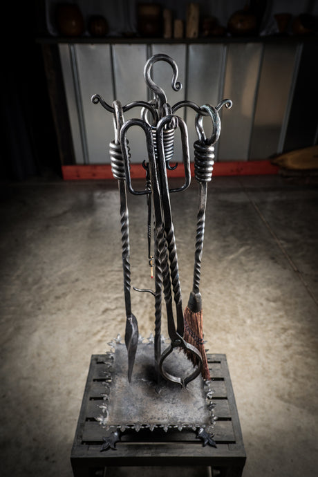 Fireplace 6-Piece with tray Tool Set