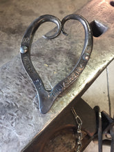 Personalized Hand-stamped Metal Heart - Ryan Schmidt, Mitty's Metal Art - www.mittysmetalart.com