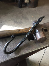 Hook, Twisted 10 inch - Blacksmith Hooks - All Sizes and Shapes Available 